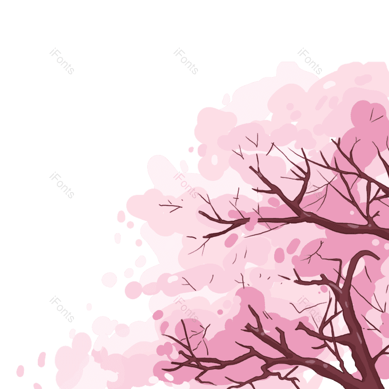 装饰图片,设计元素元素,春季PNG,樱花免抠素材